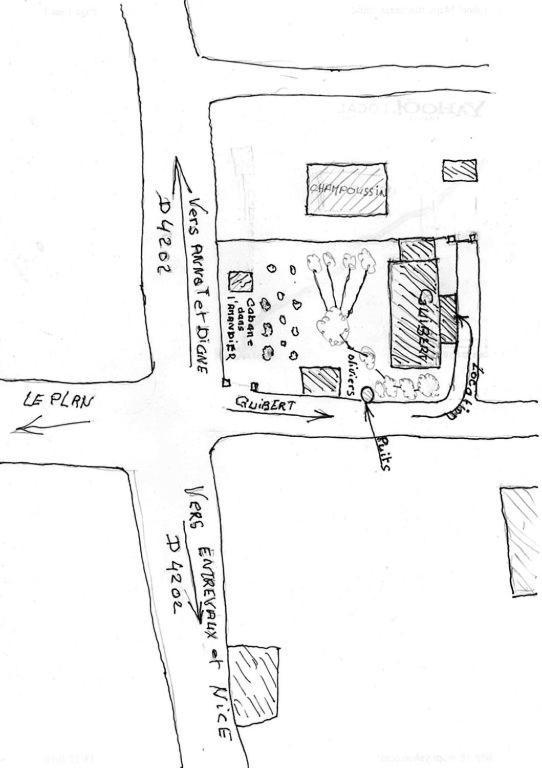 Studio Massacan Entrevaux Extérieur photo
